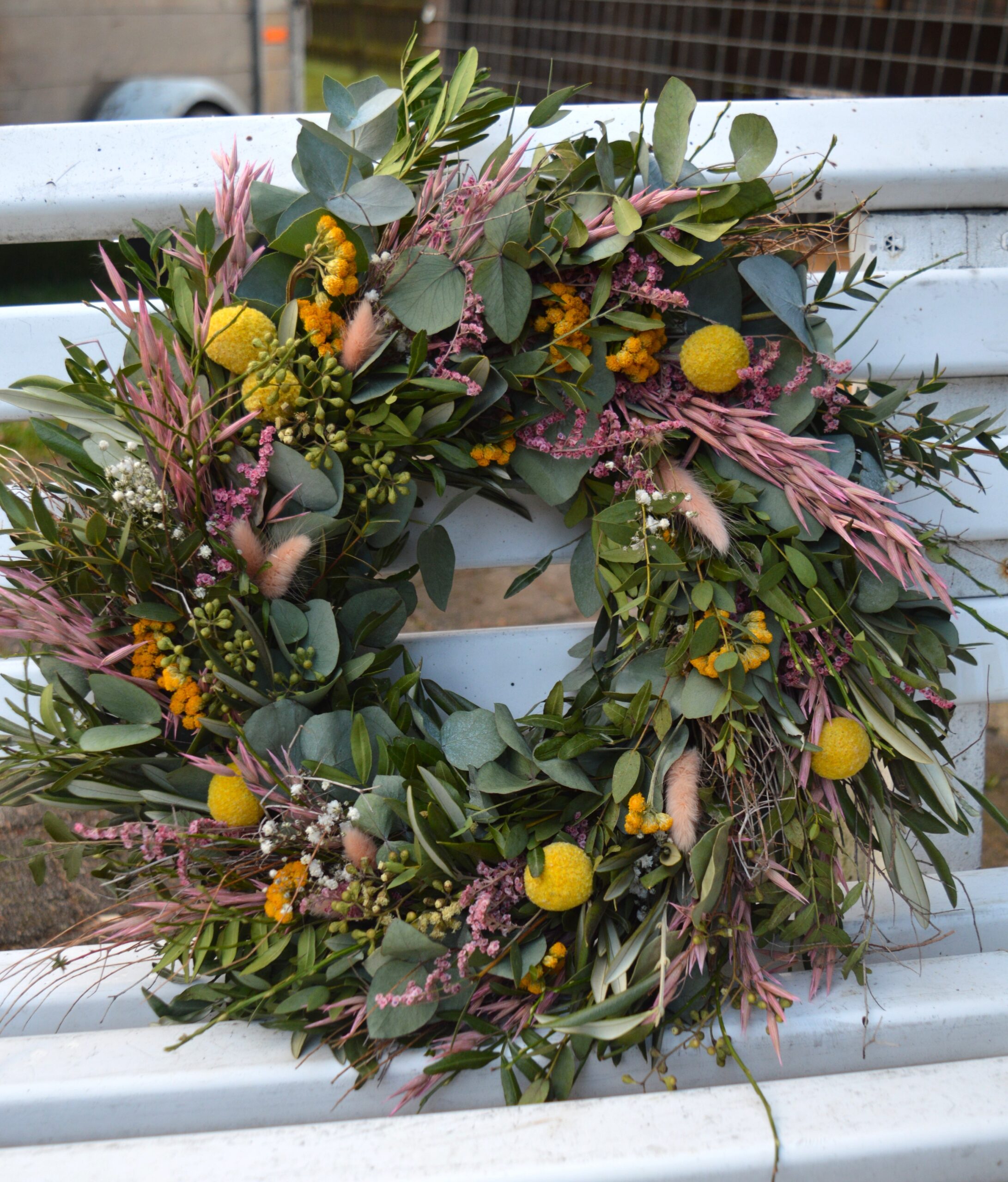 Frühlingskranz Farbenfroh